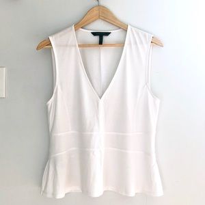 BCBGMaxAZRIA  peplum tank top